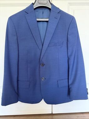 NWOT Michael Kors Kids Royal Blue Two-Button Suit Set